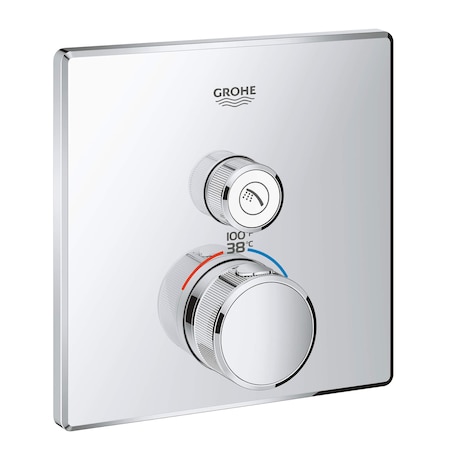 Grohe Grohtherm Smartcontrol Single Function Therm Trim, Brushed Nickel 29140EN0
